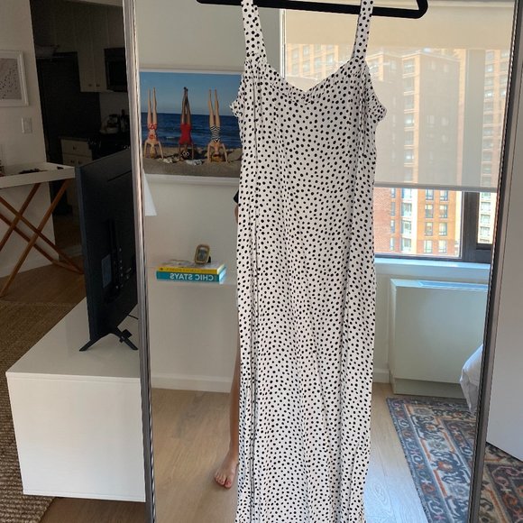 Zara Dresses & Skirts - ZARA Polka Dot Midi Dress
